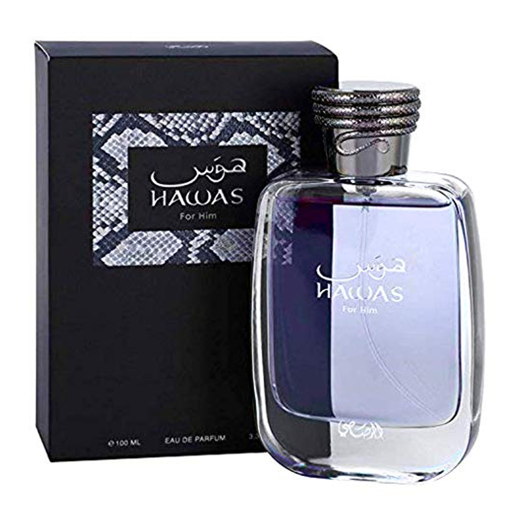Top Grade Hawas For Men Edp - 100 Ml (3.4 Oz) By Rasasi Premium Quality Best Fragrance 