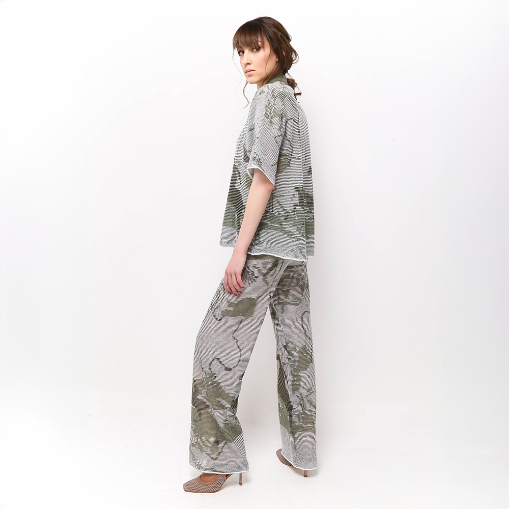 Knitted Women's Suit of Jacket & Trousers Wholesale Prices Kazakhstan Clothing