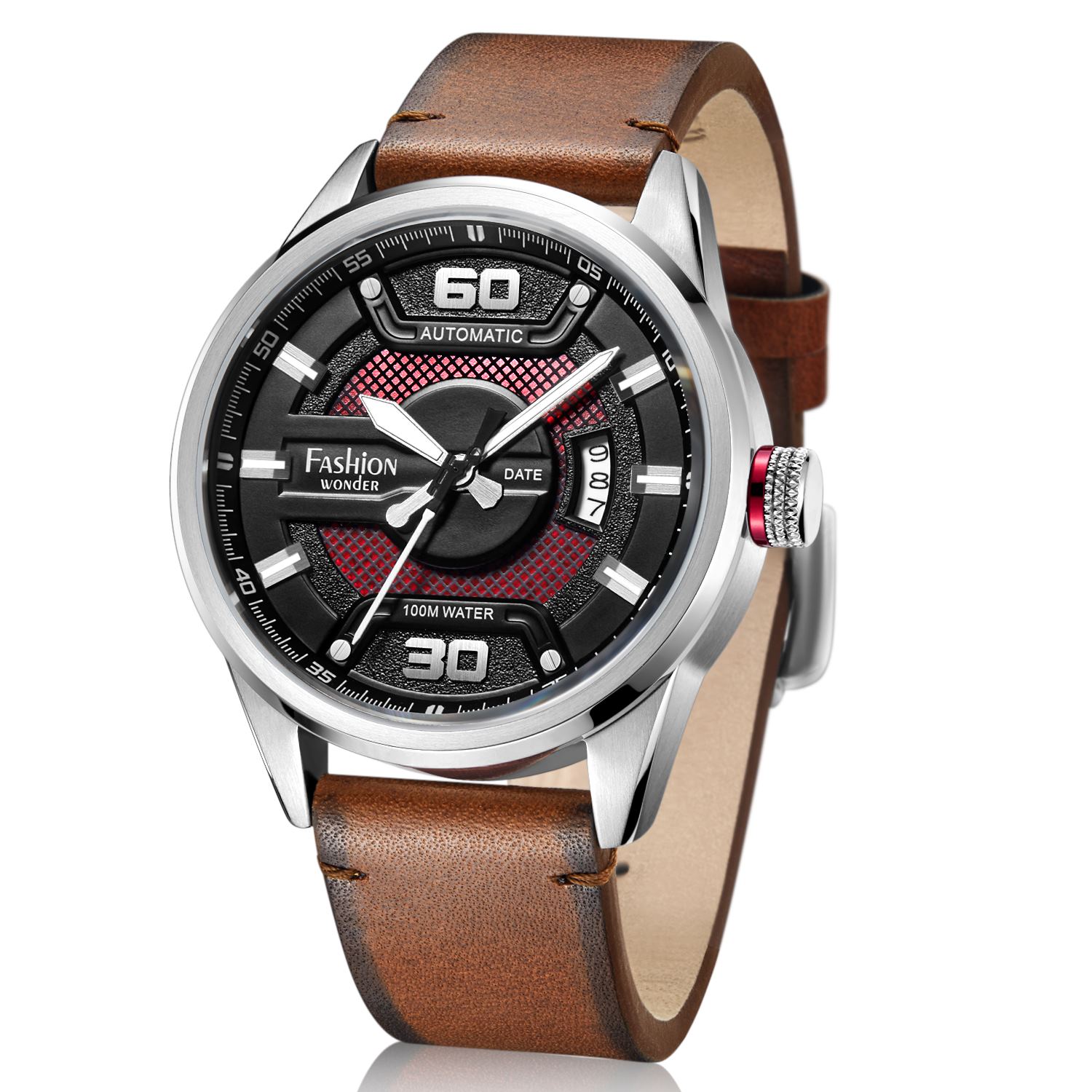 Hot Sale Quality Men Wristwatch New Quartz Watch Factory Sales 10 Atm Leather Watch Men Luxury 