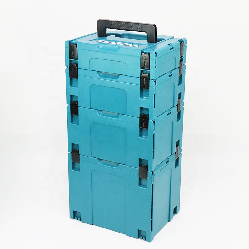 Original Makita Makpac Combination Plastic Carrying Box Hardware Tool Box Household Insulation Box Maintenance Multifunctional C 