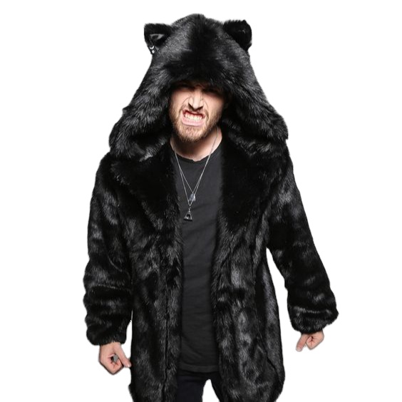Factory Outlet Men&#39;s Faux Fur Coats Fur Coats Men&#39;s Luxury Men&#39;s Winter Coats 