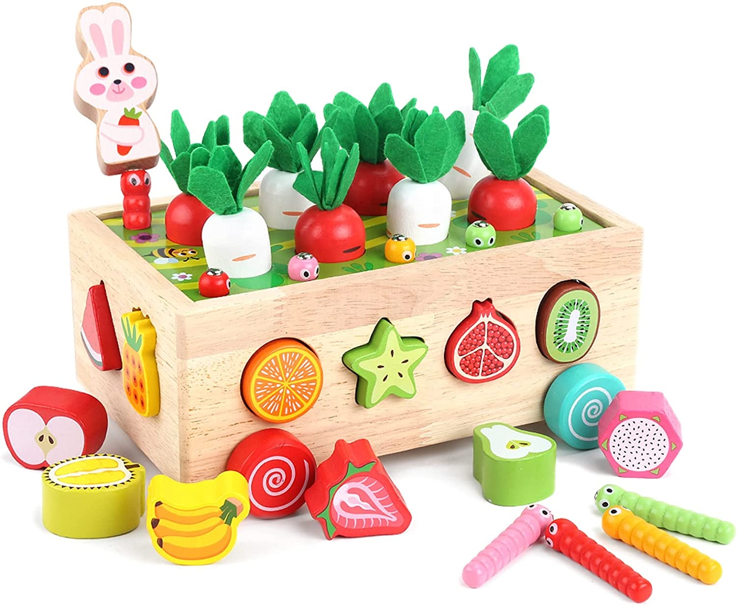 Shape Sorting Toys Toddlers Montessori Wooden Educational Toys For Baby 