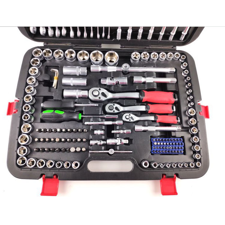 215 Sets Of Sleeve Set Tools Auto Repair Ratchet Wrench Assembly Set Of Sleeve Tool Box 