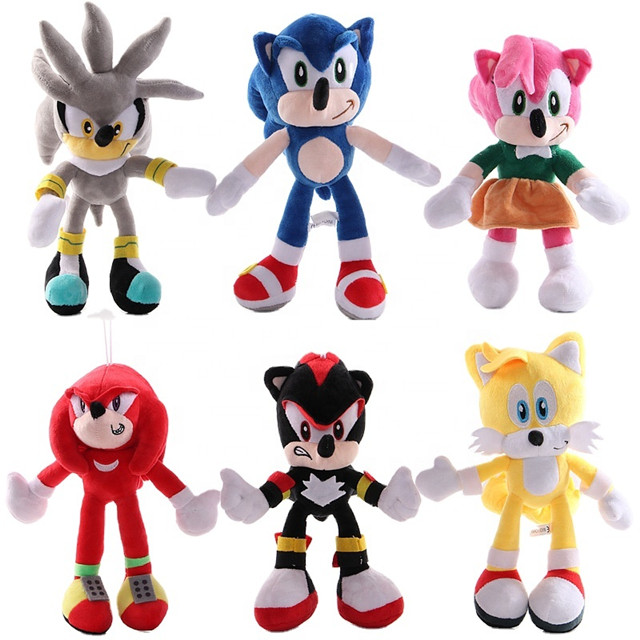 Cartoon Character Doll Purple Sonic Plush Series Stuffed Animals Toy Super Sonic Costume Hedgehog Plush Toy 