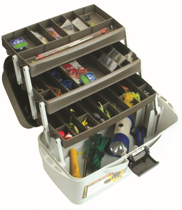 Plastic Compartment Fishing Tackle Box Assorted Complete Fishing Lure Set Case Plastic Storage Tool Box 