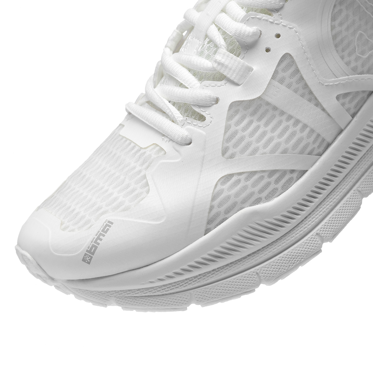 Bmai Brand Professional Ergonomic Designed For The Overweight Women Rubber Sports Running Shoes Outdoor White Gym Sneakers 
