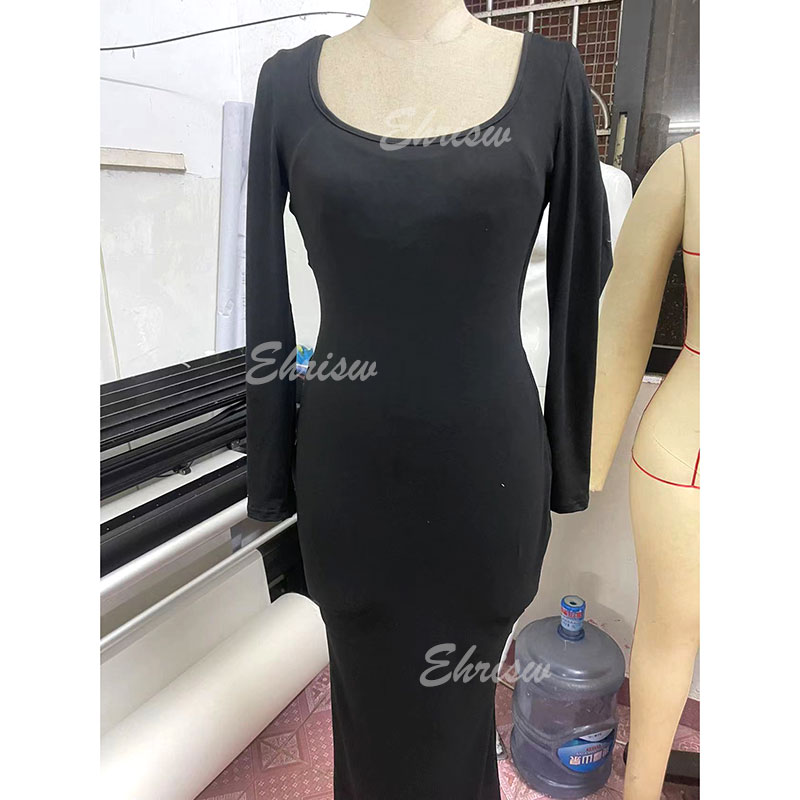 Shaper Dress Bodycon Maxi Mini Built In Shapewear Bra 8 In 1 Women Lounge Long/short Slip Dresses 