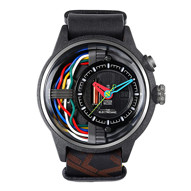 Unique Electrical Design Fashion Japan Quartz Watch 3bar Luminous Dial Quartz Watches Luxury Custom Men Watches 