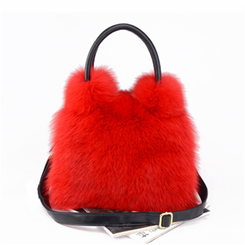 Designer Ladies Handbag Shoulder Fashion Fur Purses Hand Bags Luxury Handbags For Women 