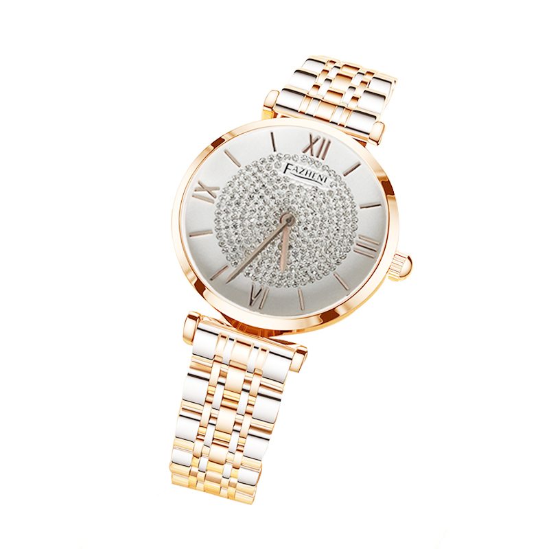 Skmei 2020 Luxury Best Selling Quartz Watch Woman Rose Gold Beautiful 