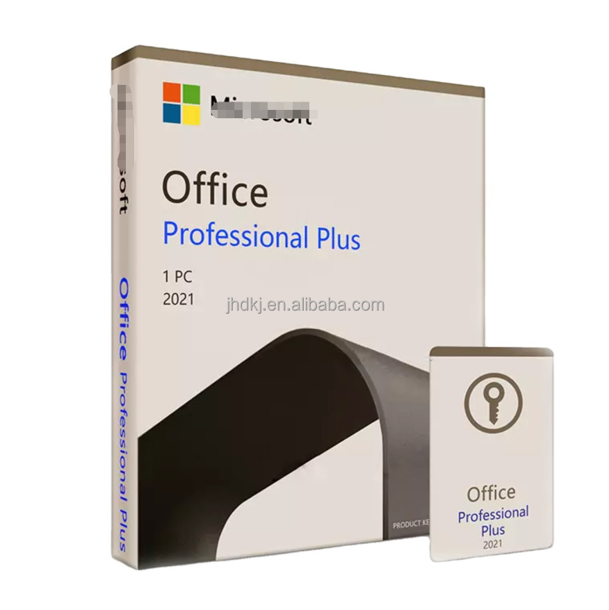 Computer Hardware &amp; Software Office 2021 Pro Plus Medialess Retail Box Office Pro Plus 2021 Bind Official Download 
