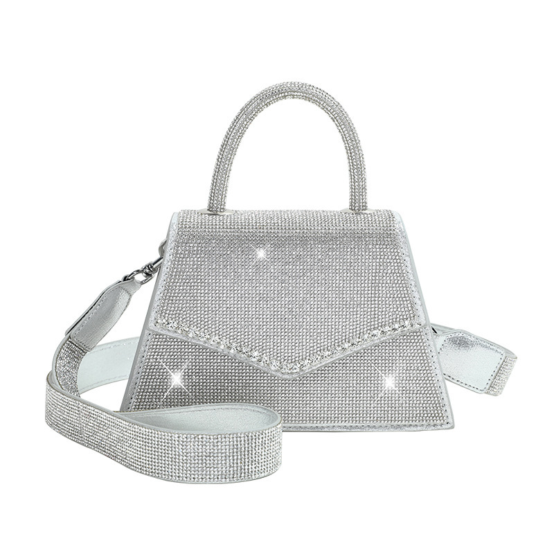 Women&#39;s Bags 2022 Fashion Rhinestone Kelly-bag Messenger Bag Diamond-encrusted Personalized Handbag