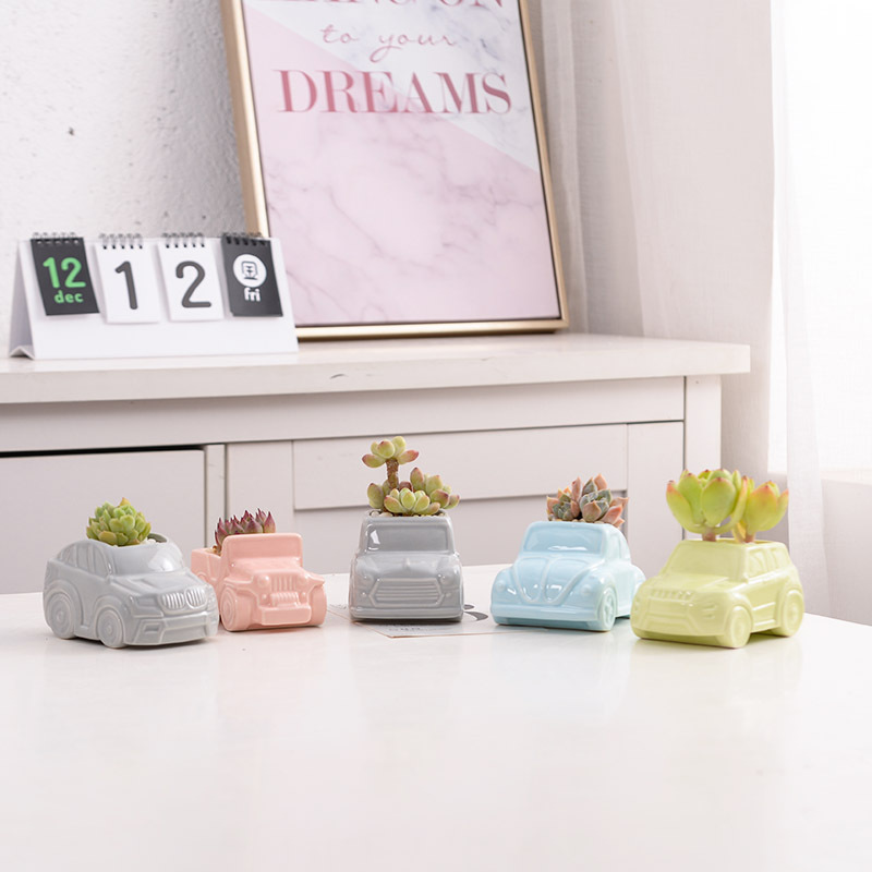 Wholesale Home Decorative Modern Ceramic Indoor Plants Flower Pots 