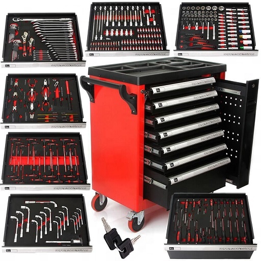 Rt Workbench Tool Chest/cart/trolley Garage Tool Cabinet Drawer Tool Box With 298pcs Tool Set Workshop Garage Storage 