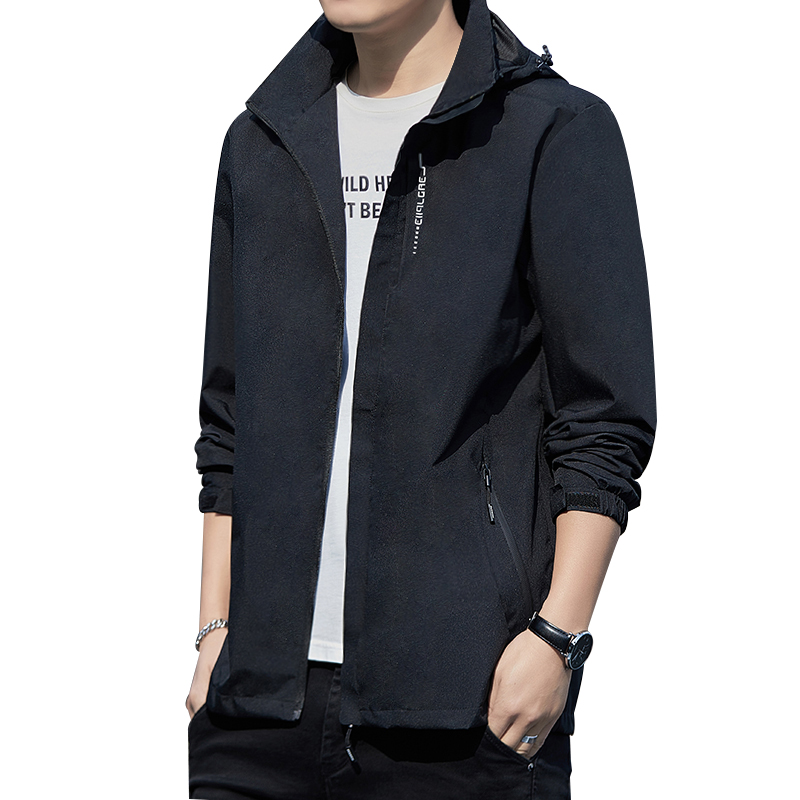 Sports Jacket for Both Men and Women With Zipper Casual Jacket Windproof and Splash Proof  Trendy Outdoor Jacket