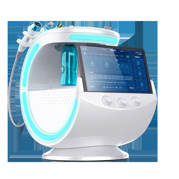 2022 Portable Spa Use 3d Magic Tester Face Acne Scanner Facial Mirror System Device Skin Analyzer Machine 