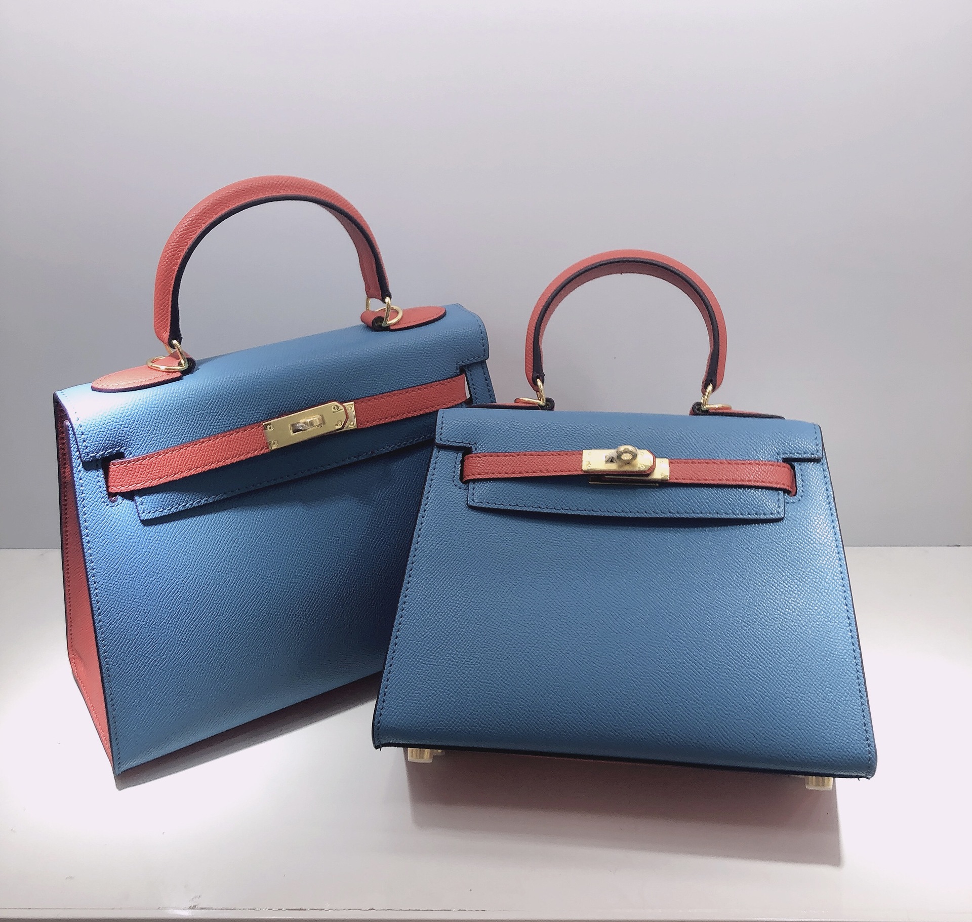 High Quality Trendy Ladies Leather Large Capacity Colorblock Ladies One Shoulder Messenger Bag Fashion Women Handbags 