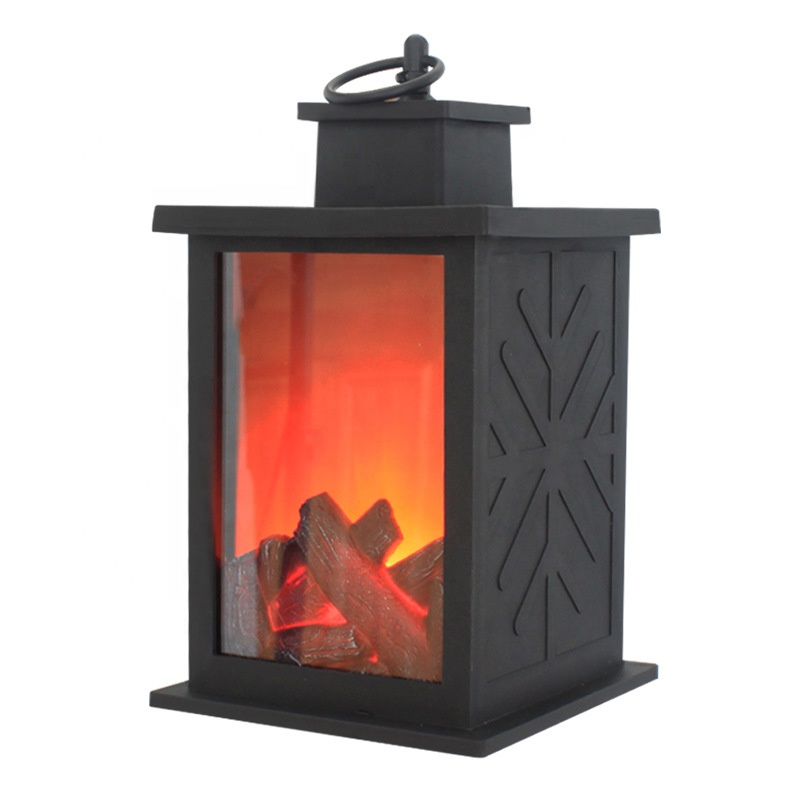 Flickering Indoor Outdoor Fireplace Flame Lantern Lampara Led With Timer Home&amp;garden Decoration 