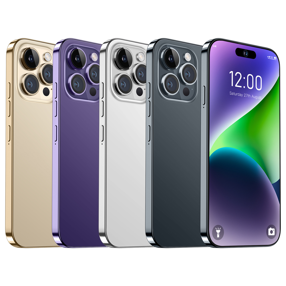 High Quality Original Dual Sim 4g Android 10.0 Gaming Celular Cellphone 6.8inch Smartphone I14 Pro Max Mobile Phones 