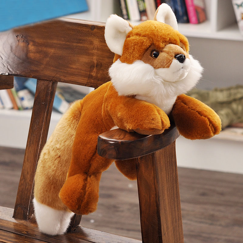 2023 Promotional Custom Animal Fox Soft Baby Doll Stuffed Plush Toy 