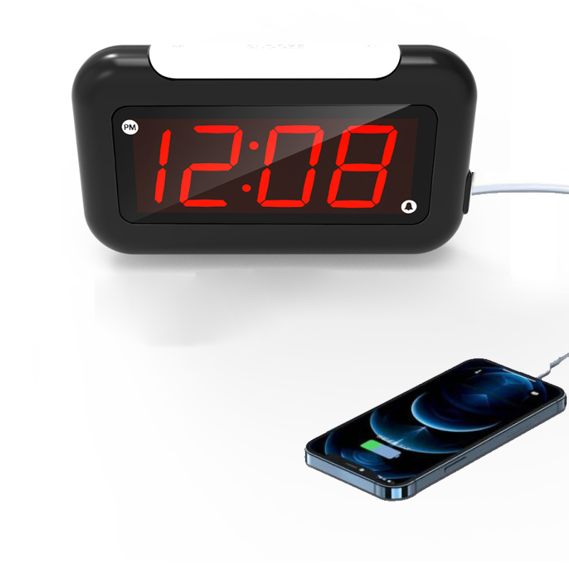 Smart Home Decoration Digital Led Alarm Clock Snooze Watch Clock Vintage Retro Alarm Clock 