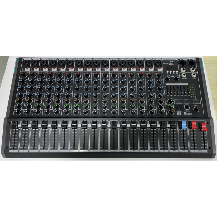 Professional 16 Channel Digital Sound Professional Mixer Audio Dj Powered Audio Mixer 