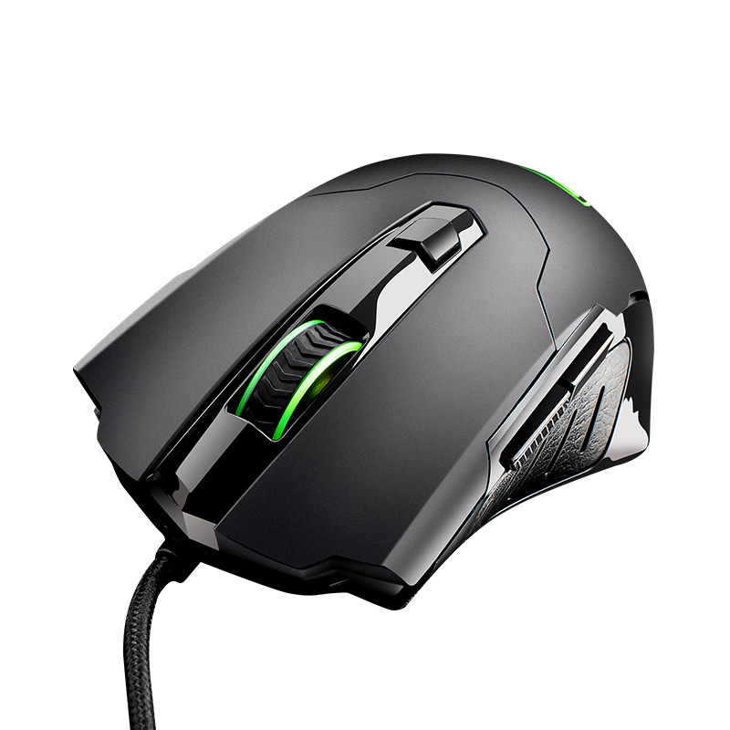 Wired Gaming Mouse Rgb Backlight And 2500 Adjustable Dpi Ergonomic And Lightweight Usb Computer Mouse With High Precision Sens 