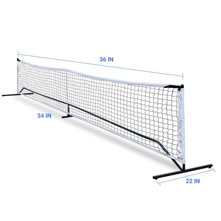 Foldable And Easy To Carry Sports Net For Training And Practice Indoor And Outdoor Anti Rust Net 22ft Regulation Pickleball Nets 
