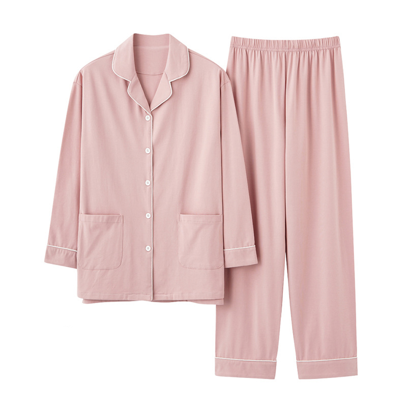 100% Cotton Couple Sleepwear Pajamas New Style Lovers&#39; Homeclothes Autumn Winter Cotton Pajamas Men&#39;s Pajamas Home Clothes Set 