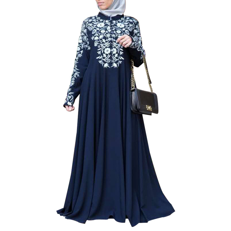 2023 Beautiful Abaya Muslim Turkish Hijab Dress For Women Dubai 