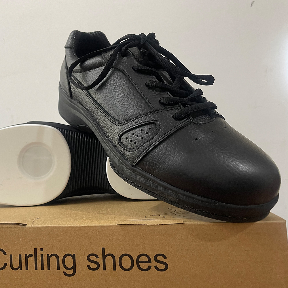 2022 Hot Selling Curling Shoe Black Color Training Sport Shoes 
