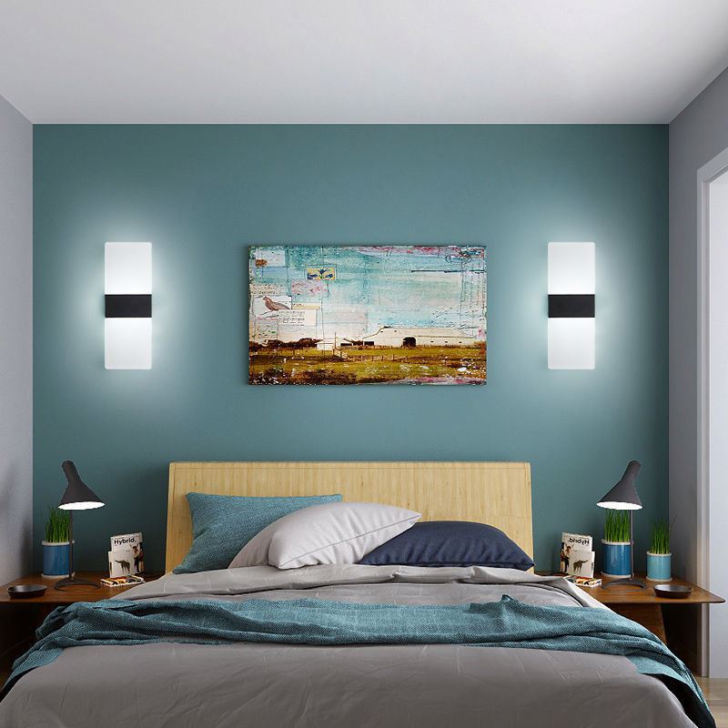 Led Wall Light Up Down Lighting Lamp Fixture Mount Indoor Outdoor Home Room Bedroom Hotel Lighting Decoration 