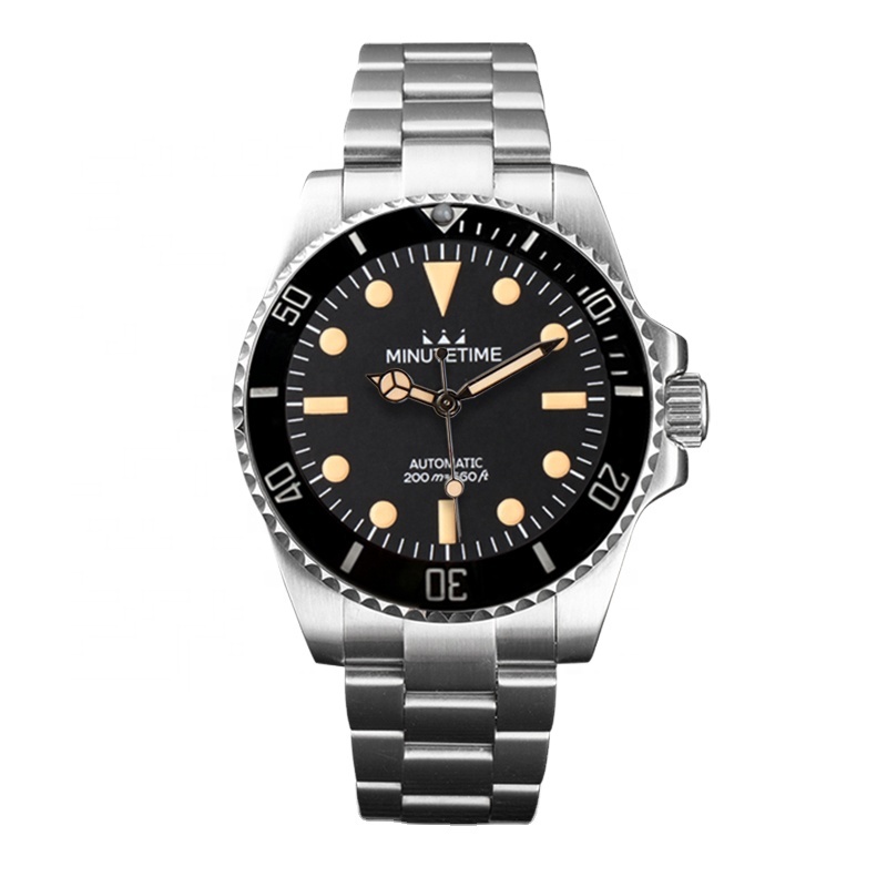 Custom Made Logo Luxury Watch For Men Mechanical Wristwatches Stainless Steel Waterproof Sapphire Glass Automatic Mens Watches 