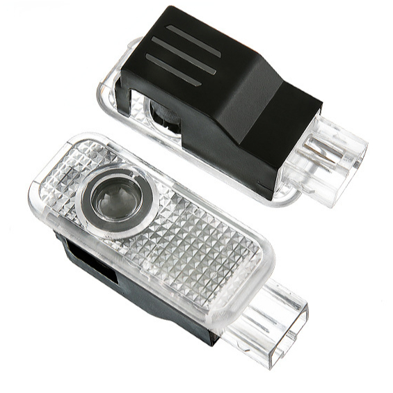 Wholesales Abs+aluminump Material Car Welcome Light For Audi A3 4 5 6 7 Wireless Installation Logo Light 