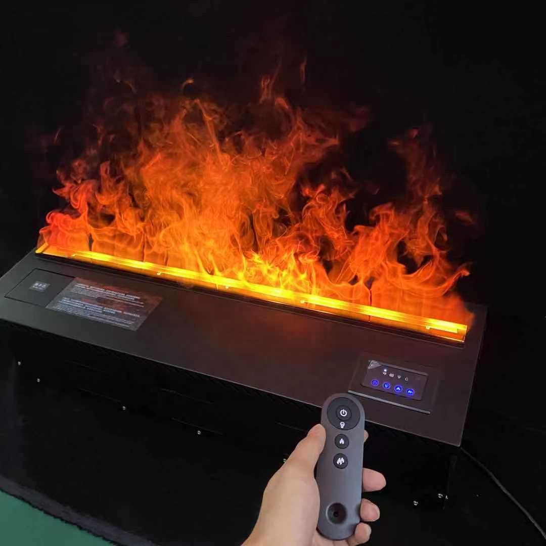 1000mm Home/hotel/villa Muti Colors Fire Decoration Artificial 3d Water Mist Fireplace Flame 