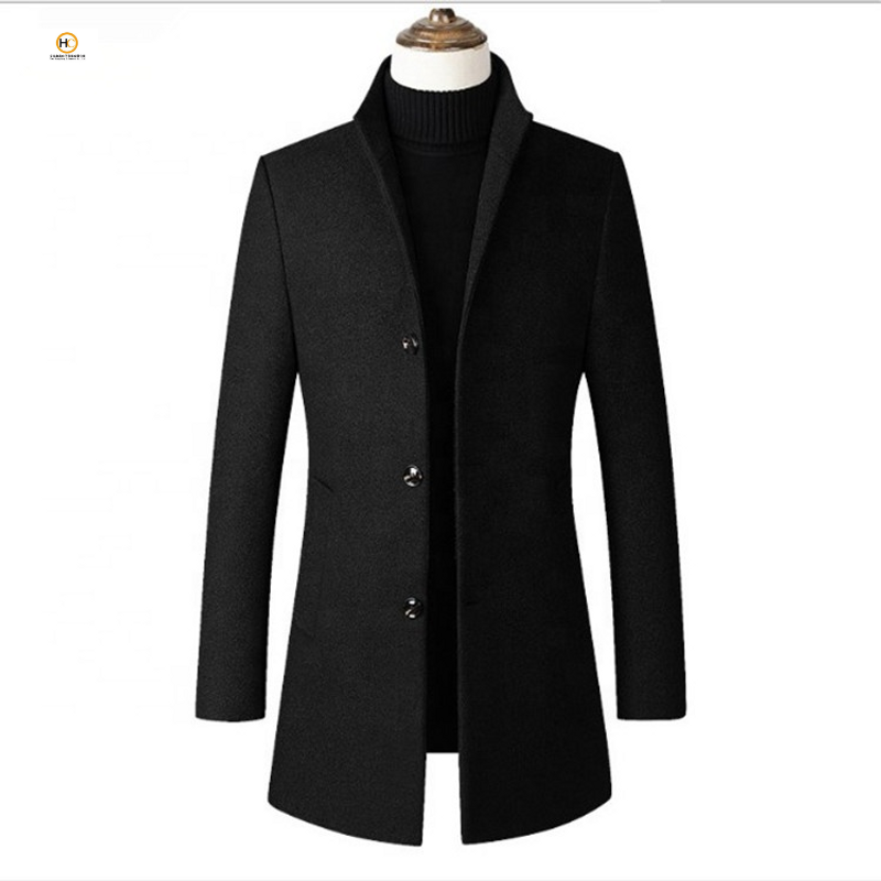 Men&#39;s Trench Coats Men&#39;s Wool Overcoat 