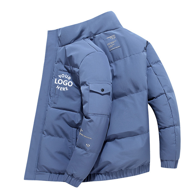 Wholesale 2022 Outdoor Casual Winter Bubble Coat Clothes Clothing Custom Utility Puffer Jacket For Men 