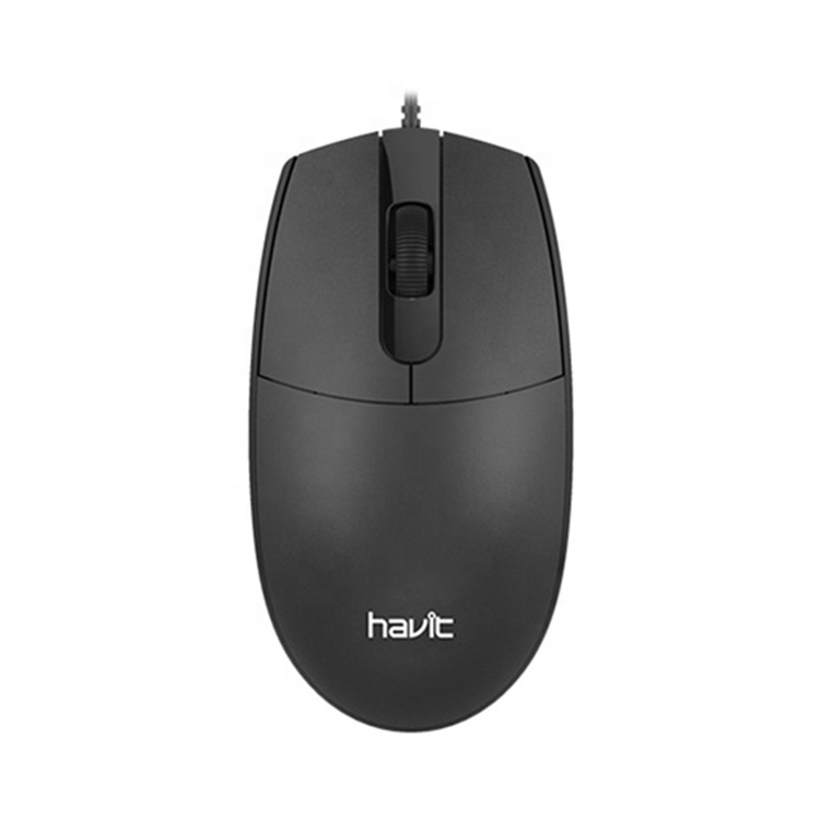 Ms70 Havit Cheap Classic Slim Mice Pc Computer Accessories 1.35m Cable Optical Souris Usb Wired Mouse 
