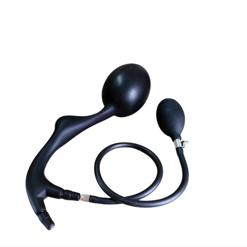 Cross-border Double-bead Double-airway Inflatable Anal Plug Anal Swells And Stimulates Adult Sex Products For Men 