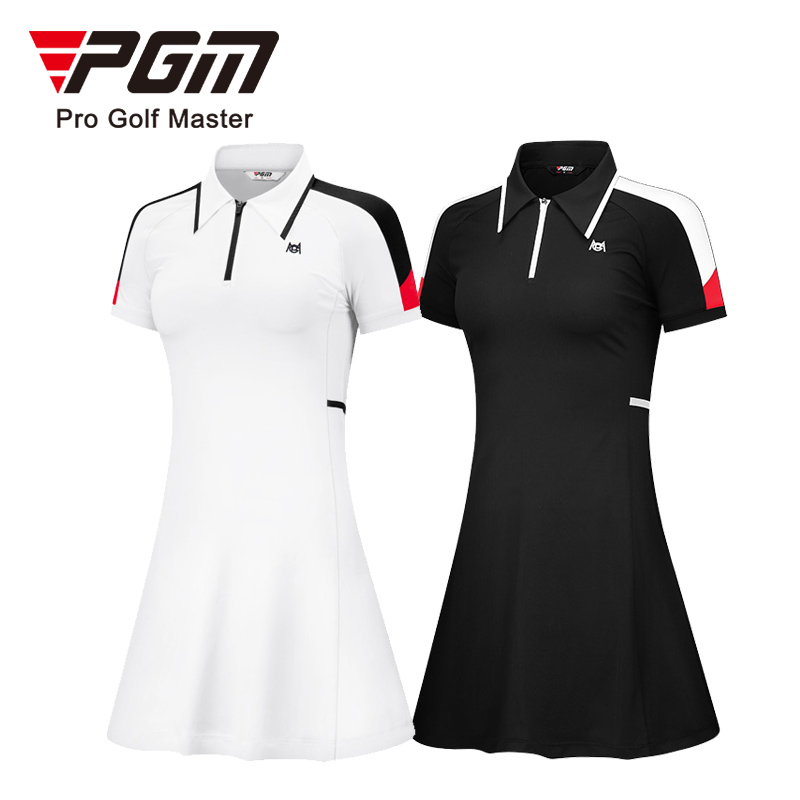 Pgm Qz082 Premium Quality Polo Golf Dress Women Quick Dry Athletic Golf Dress 
