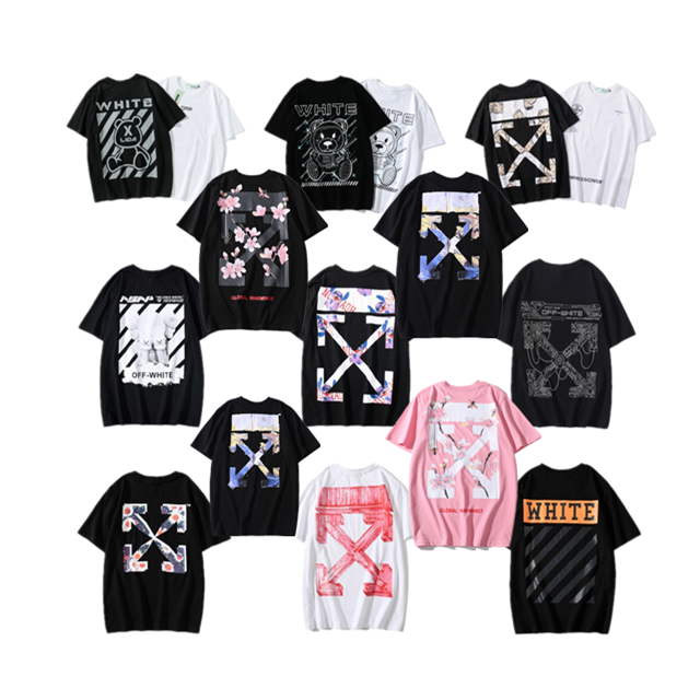 Jbeil Off W Oversize Custom Clothing Men T Shirt With Digital Print Logo Short Sleeve Unisext-shirt 