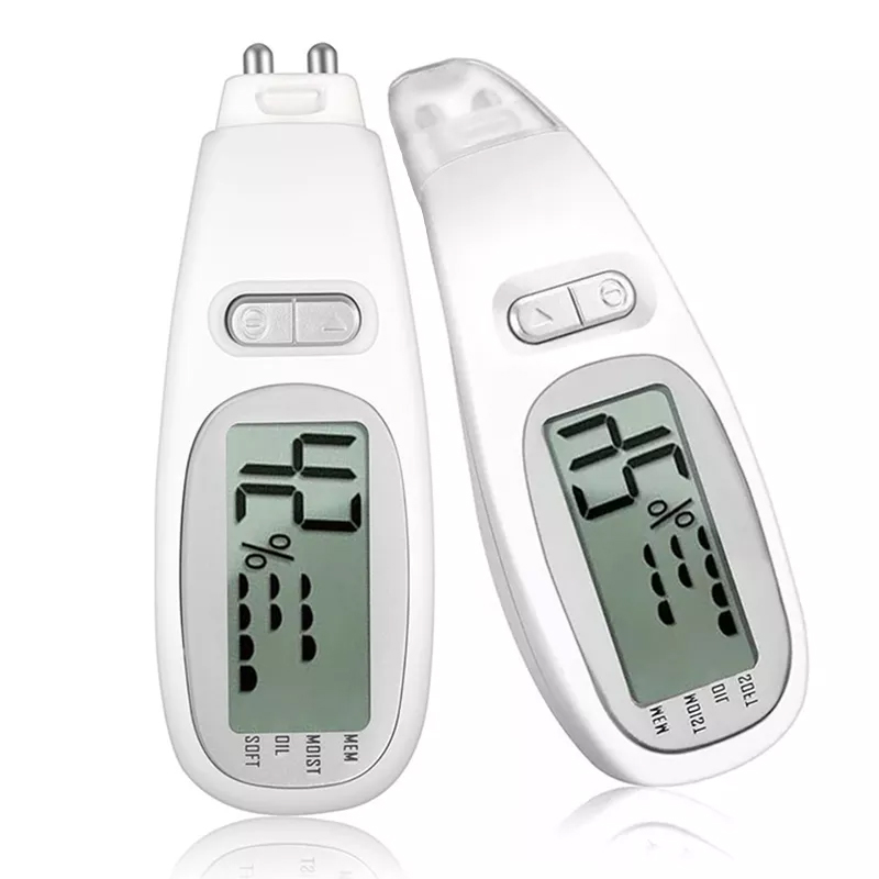 Moisture And Oil Facial Skin Tester Portable 2023 Digital Home Use Skin Analyzer 