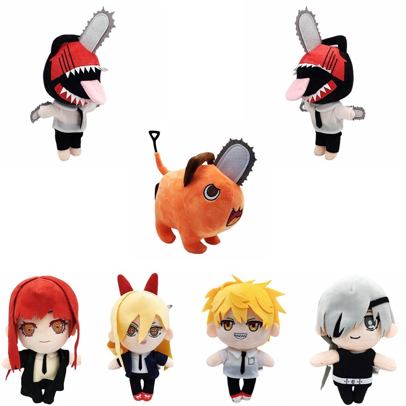 Japanese Anime Chainsaw Man Pochita Plush Toys Doll Plushie Cute Cartoon Stuffed Chainsaw Man Plush Kids Toy 
