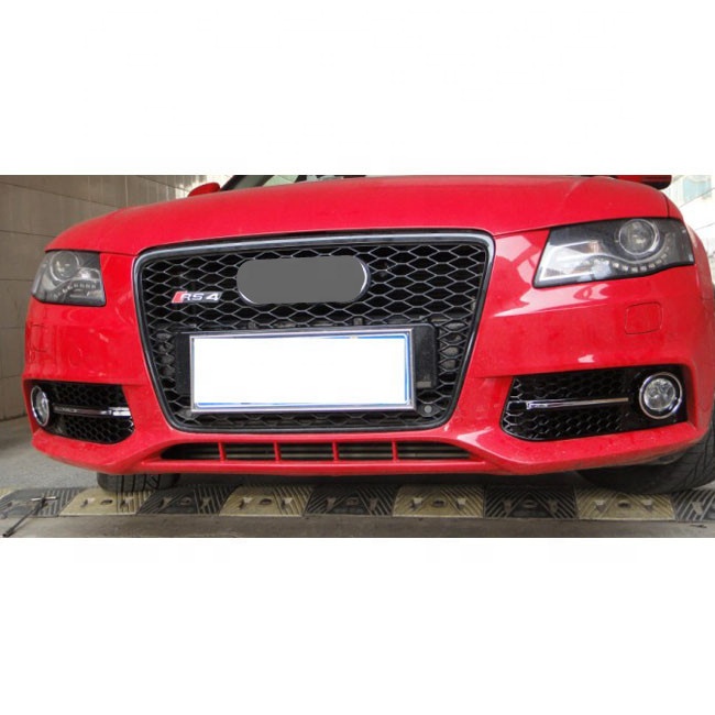 For Audi B8 A4 S4 Radiator Bumper Grille Front Upper Chrome Grill 2009-2012 