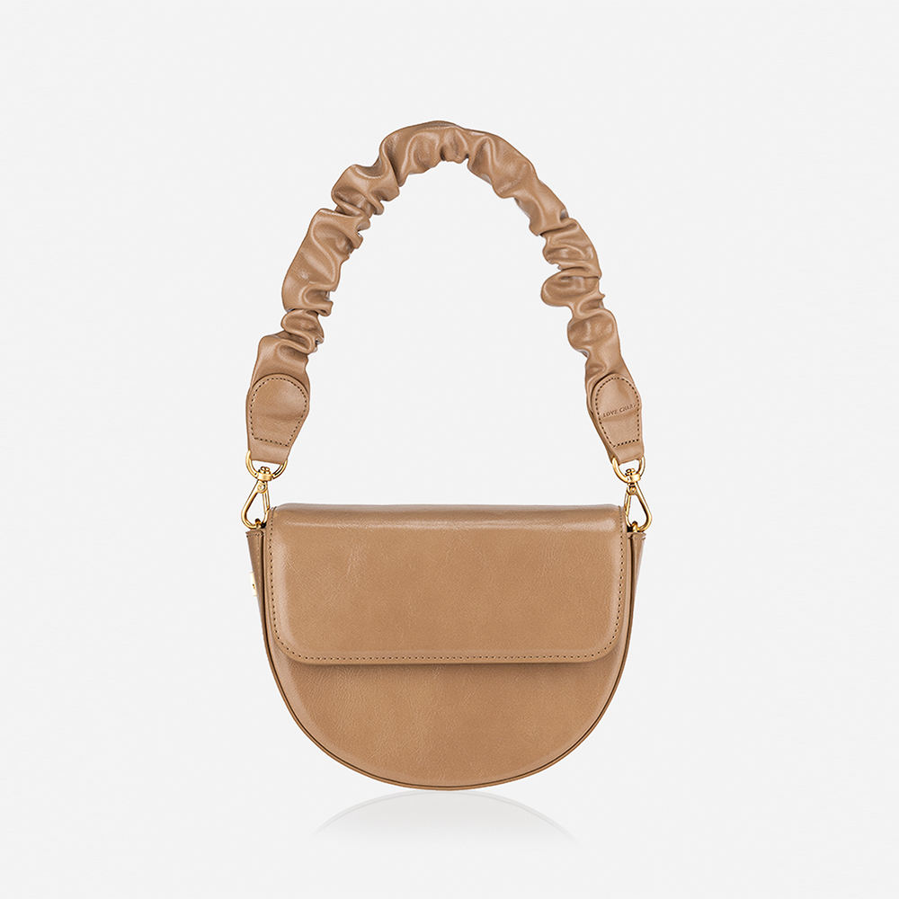Lc Ventures 1 Love Charm Ellen Bag Made Of Vegan Leather Half-moon Shaped Lady Bag Styled In A Single Bag 