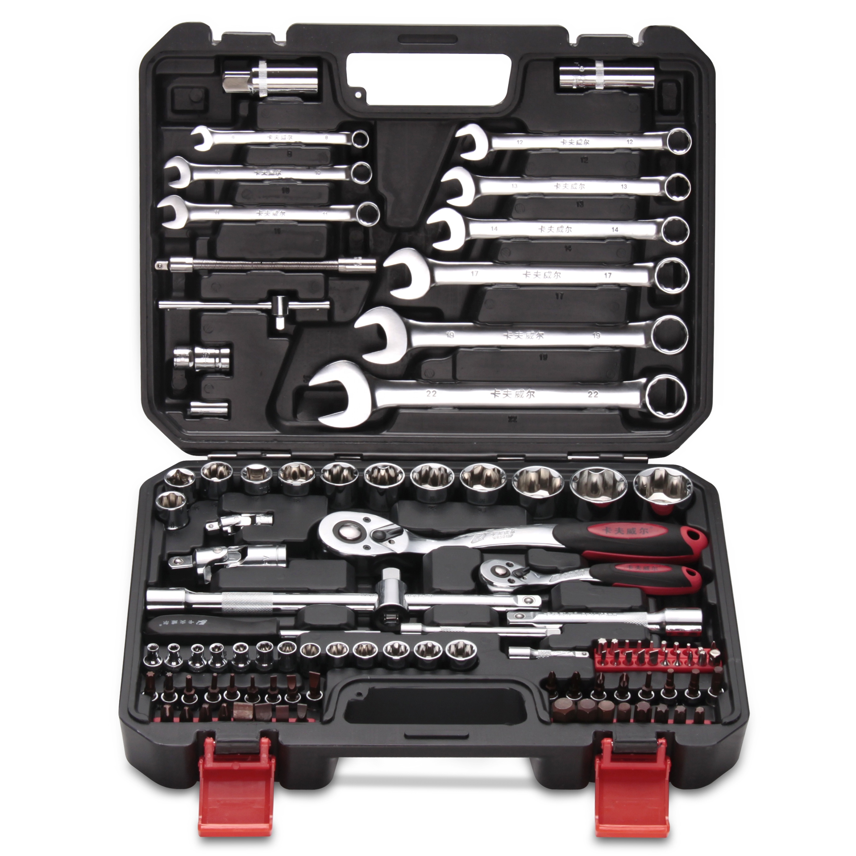 Kafuwell Ss13103a 103pcs Mechanic Tool Set Auto Workshop Repair Kit Socket Box 