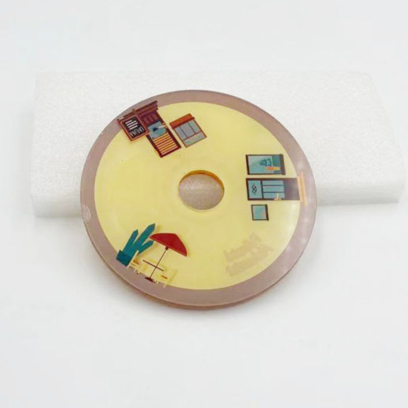 Children Develop Intelligence Acrylic Shake Music Turntable Kid Turntable Toy For Playing 