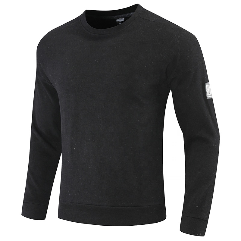 Custom Men&#39;s Athletic Running T-shirt Workout Tops Sports Fitness Bodybuilding Gym Clothes Long Sleeves Gym T Shirt With Hooded 