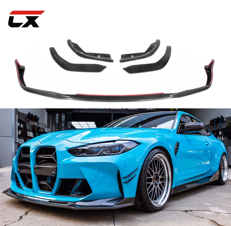 Autoclave Technique V Style Dry Carbon Fiber Front Lip For Bmw M3 G80 M4 G82 G83 2021-in 