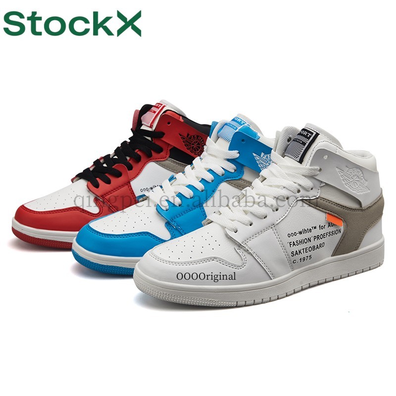 Original Outr Office Sneaker Unc White Colour Retro High Og The Ten Joint Men Basketball Shoes Custom Aj 1 4 Retro Shoes High 